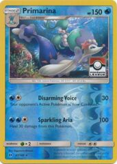 Primarina - 41/149 - Reverse Holo - 2017 Pokemon League Stamp Promo Exclusive